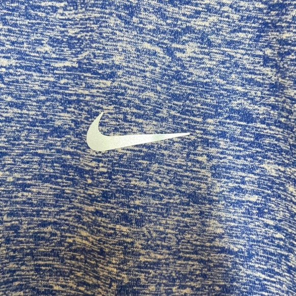 Nike Running 3/4 Zip Pullover Long Sleeve Blue XL - Picture 2 of 12